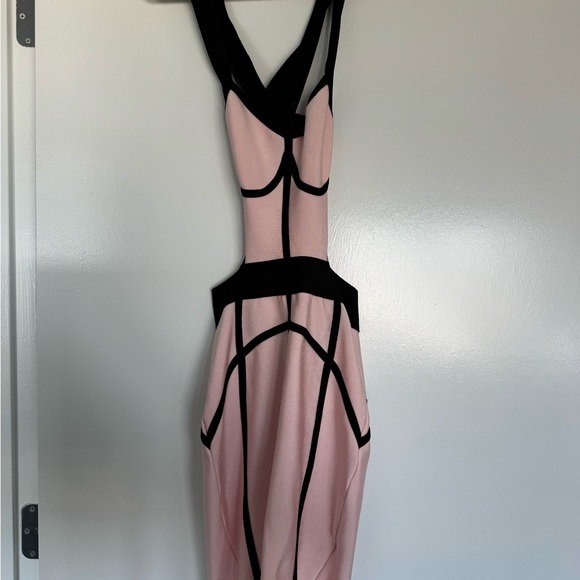 Vintage BCBG Backless Bandage Dress - Picture 1 of 2
